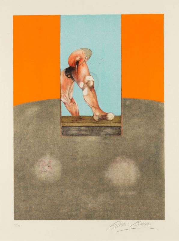 Francis Bacon, Triptychon, Lithographie von 1989