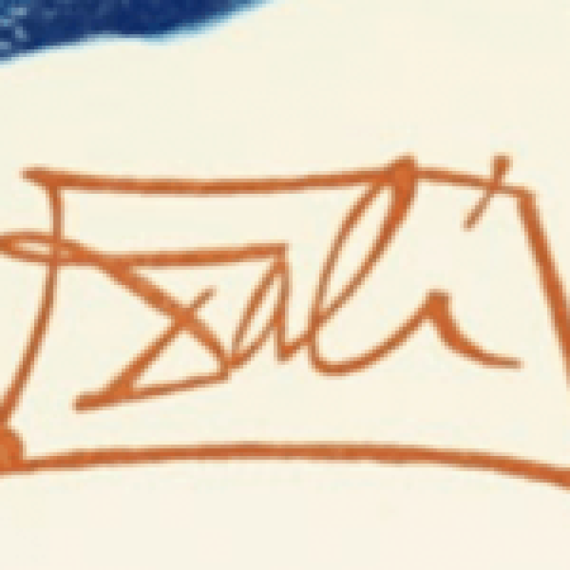 Salvador Dali's stamp