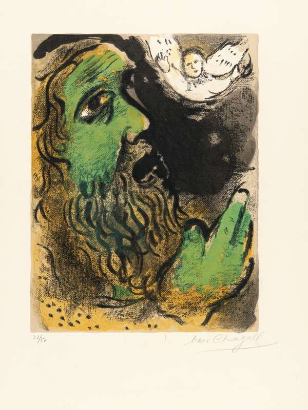 Marc Chagall, Job en prière