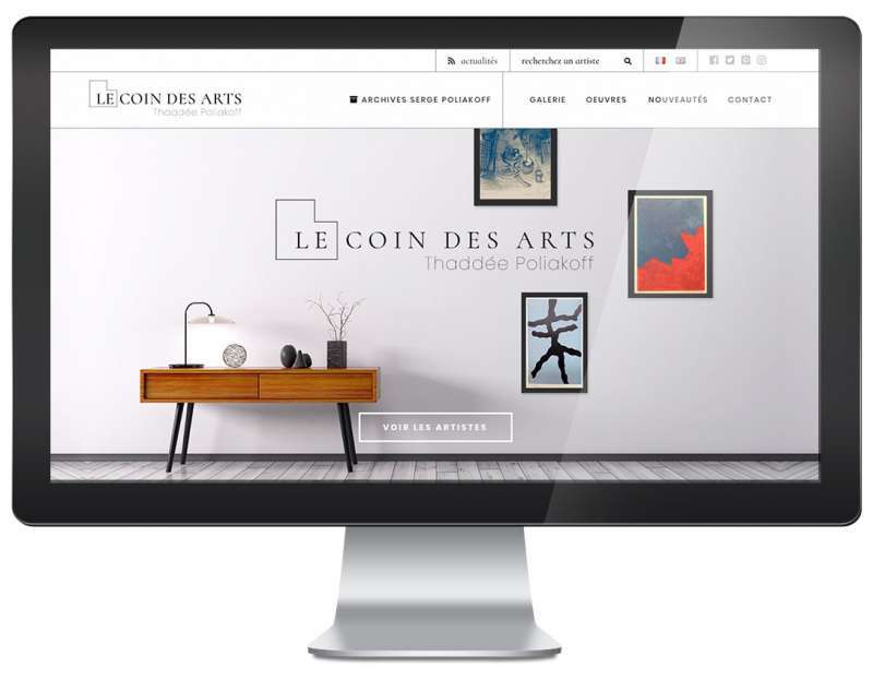 Nuevo sitio web Le Coin des Arts