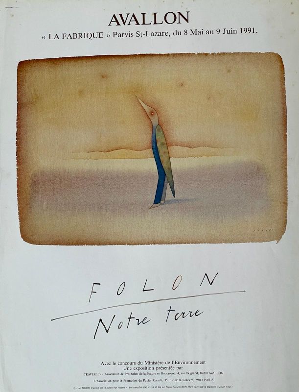 Nuestra Tierra (Póster) - Jean-Michel FOLON