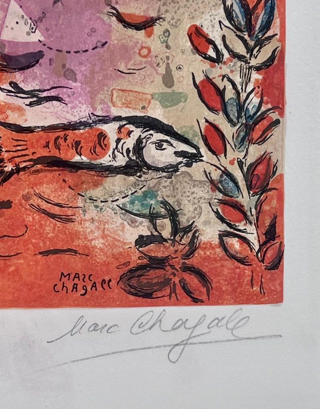 The tribe of Zebulun (Lithograph) - Marc CHAGALL