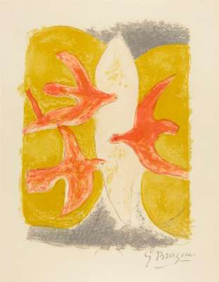 Descent into hell - plate 3 (Lithograph) - Georges BRAQUE