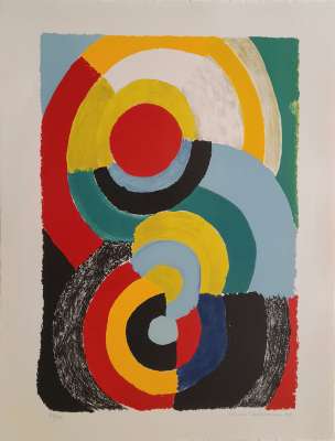 Rencontre (Lithographie) - Sonia DELAUNAY-TERK
