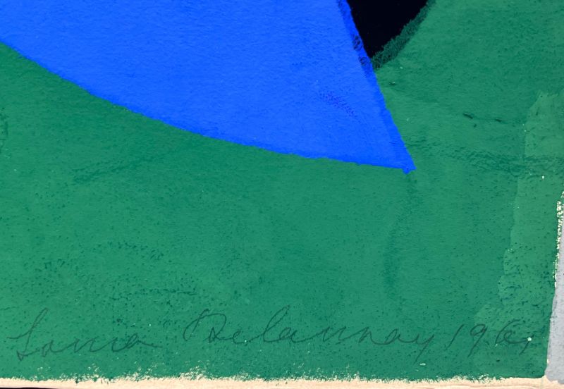 Po&eacute;sie de mots, po&eacute;sie de couleurs (Pochoir) - Sonia DELAUNAY