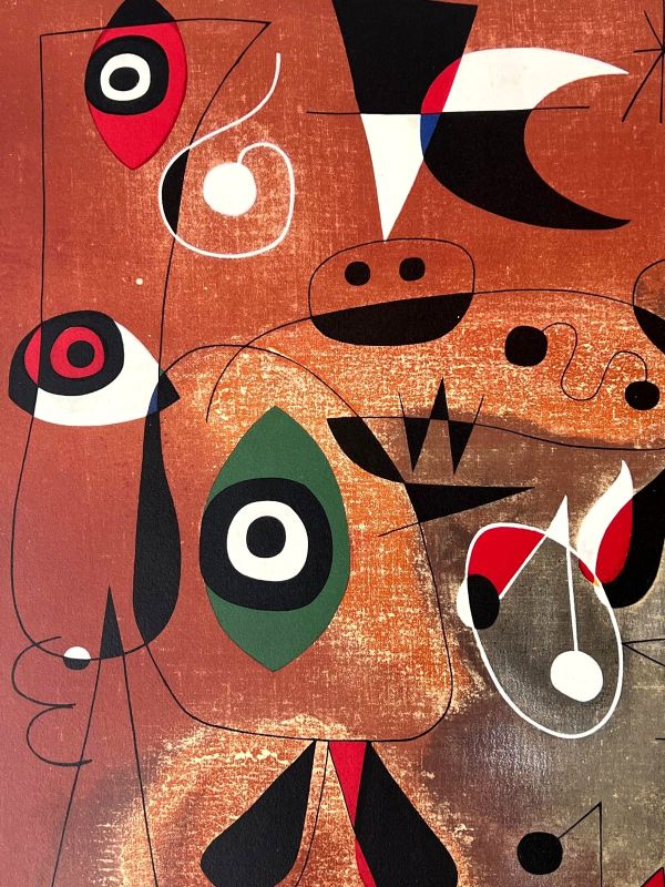Mujeres, Pájaros, Estrella (Litografía) - Joan  MIRO