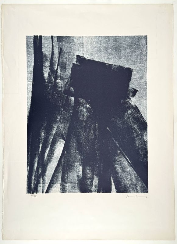 L 1977-4 (Autographie) - Hans HARTUNG