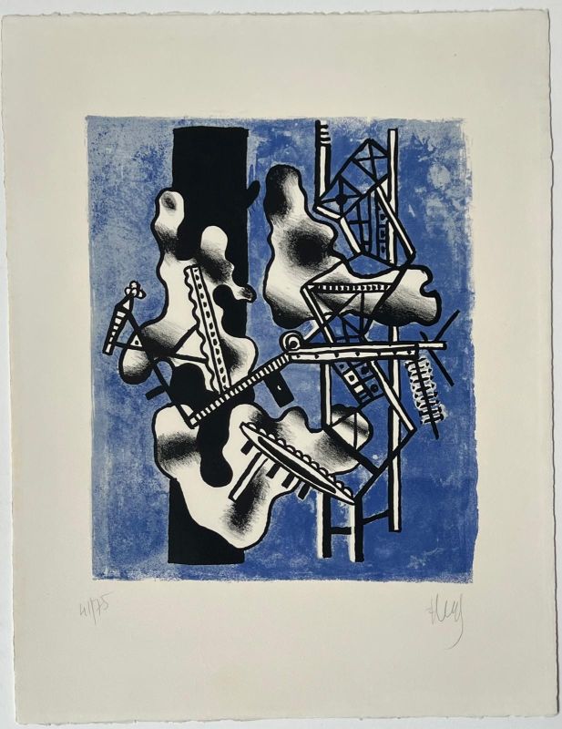 Paysage 48 (Litografía) - Fernand LEGER
