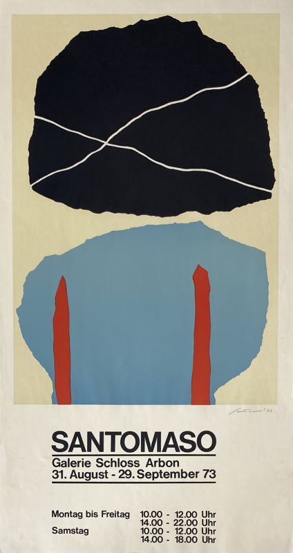 Galerie Schloss Arbon 1973 (Plakat) - Giuseppe  SANTOMASO
