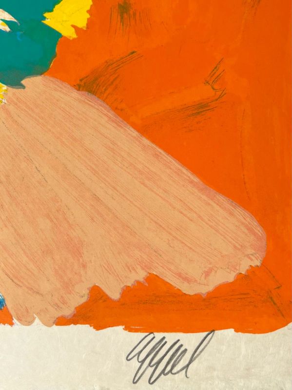 Sunshine Cat (Lithographie) - Karel APPEL