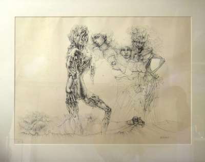 Characters (Etching and aquatint) - Hans BELLMER