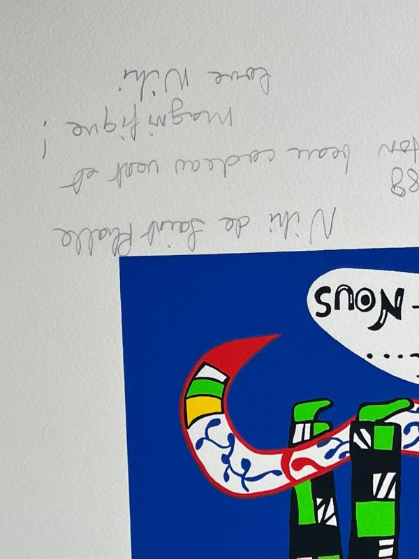 Le Sida est là… préservons-nous (Serigrafía) - Niki DE SAINT PHALLE