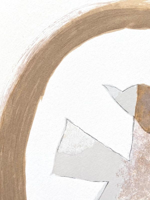 Der Vogel des Sandes (Farblithographie) - Georges BRAQUE