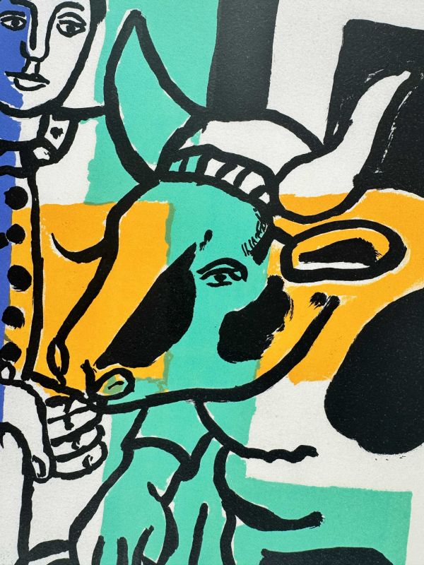 La Vach&egrave;re (Lithographie) - Fernand LEGER