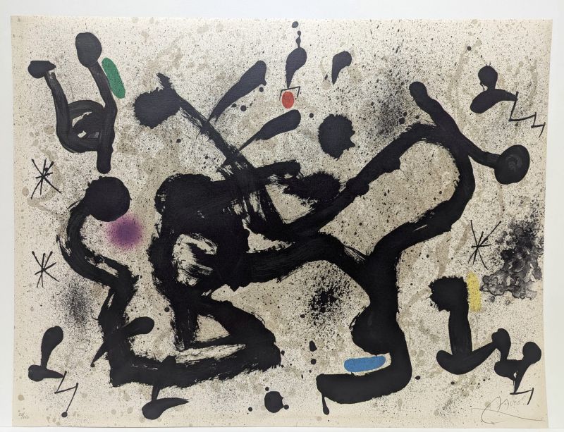 Homenatge a Joan Prats (Litografía) - Joan  MIRO