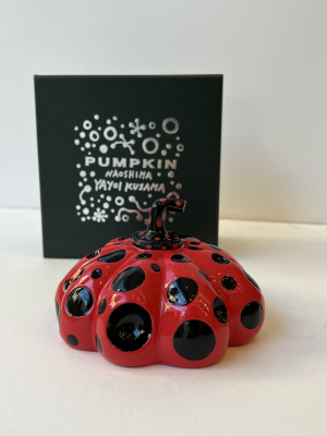 Naoshima Red Pumpkin (Resin) - Yayoi KUSAMA