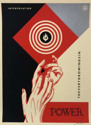 Interpolation Diptych (Sérigraphie) - Shepard FAIREY