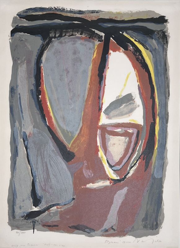 Kopf (Farblithographie) - Bram   VAN VELDE