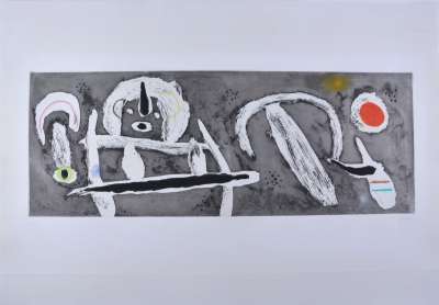 Starker Wind (Radierung und Aquatinta) - Joan  MIRO