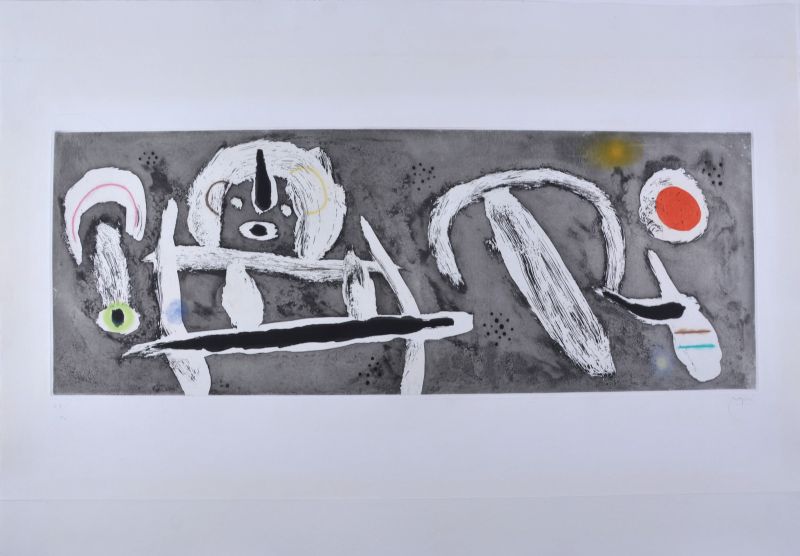 Starker Wind (Radierung und Aquatinta) - Joan  MIRO