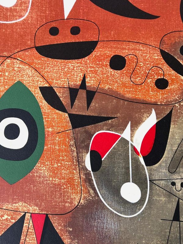 Mujeres, Pájaros, Estrella (Litografía) - Joan  MIRO