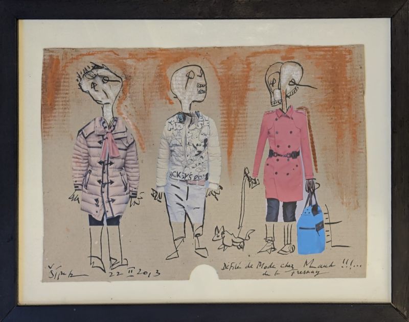 Défilé de mode chez Maude de la Fresnay (Technique mixte (contemporain)) - LEOS SIPEK