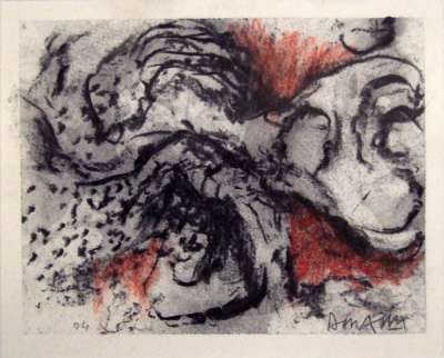 Sans titre III (Fusain (contemporain)) - Jean-Jacques  DOURNON