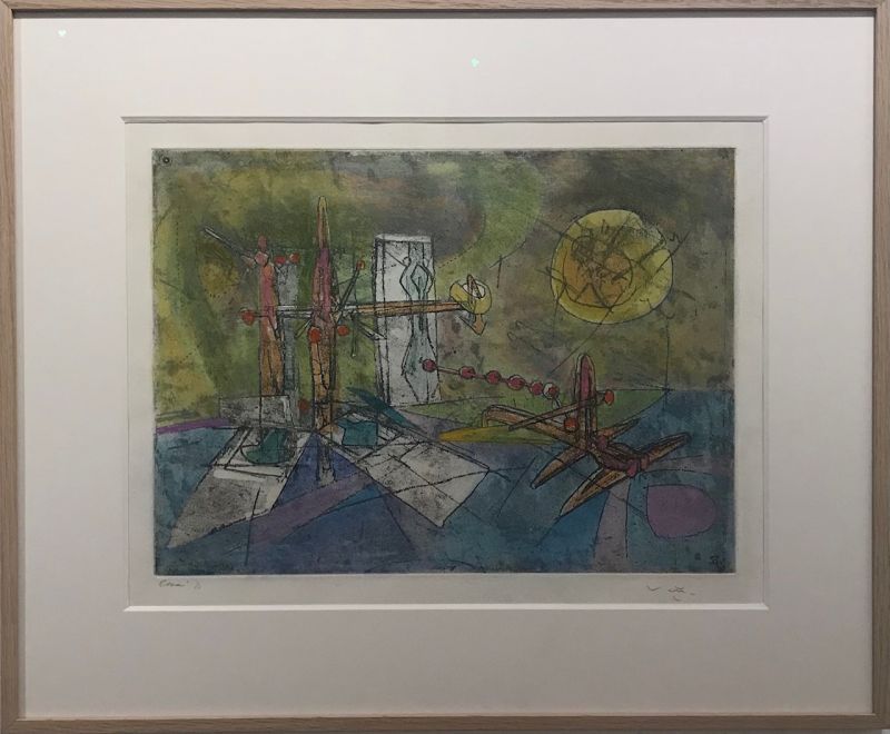 Passage et sage du couple (Pastel (moderno)) - Roberto  MATTA