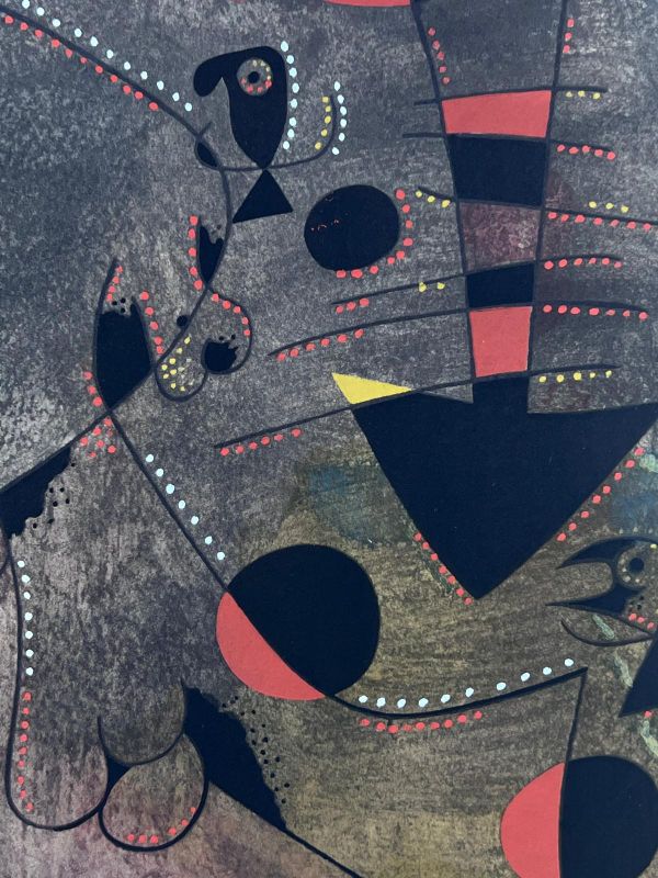 Personnage blessé (Constellations) (Plantilla) - Joan  MIRO