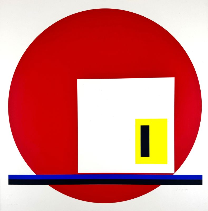 Constructions Plan (Sérigraphie) - Jean GORIN