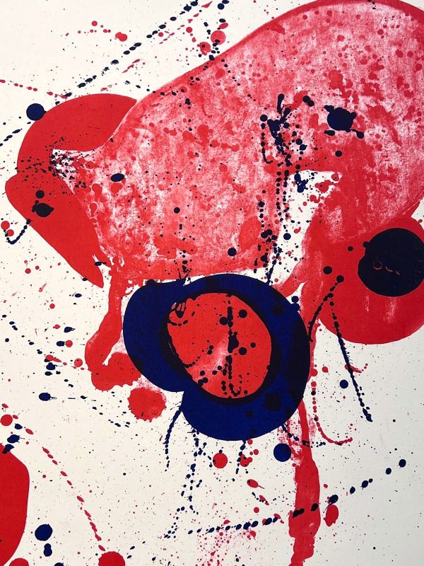 Sans titre (SF 49) (Lithographie) - Sam FRANCIS