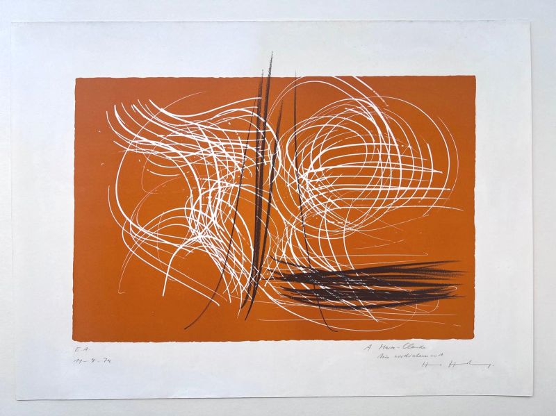 L1971-4 (Zincographies) - Hans HARTUNG