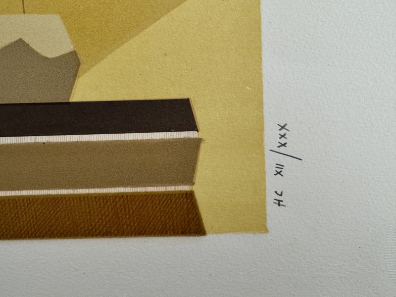 André Minaux (1923-1986) // Nu dans l'atelier (Litografía) — Artistes Divers — Detalle de la numeración