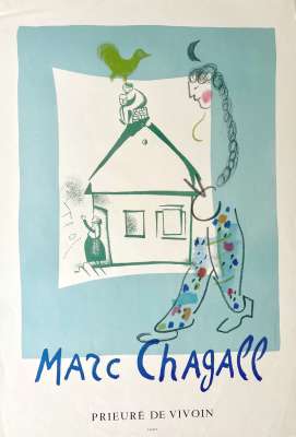 Prieuré de Vivoin (Affiche) - Marc CHAGALL