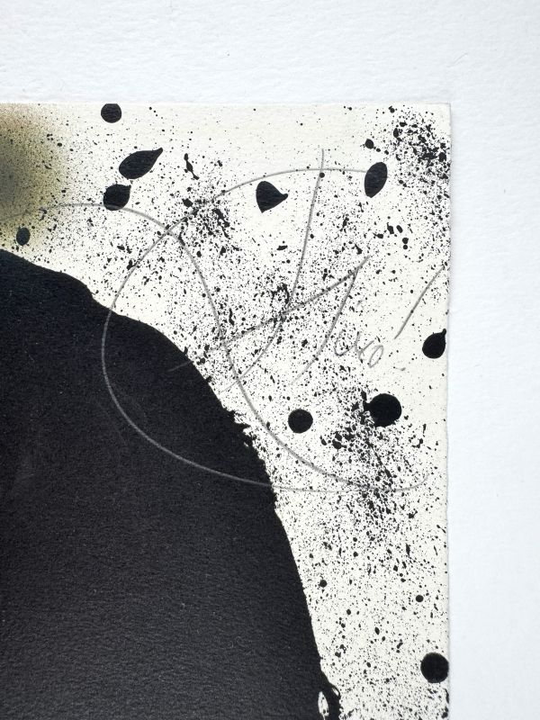Strindberg Mappen (Farblithographie) — Joan MIRO — Detail der Signatur