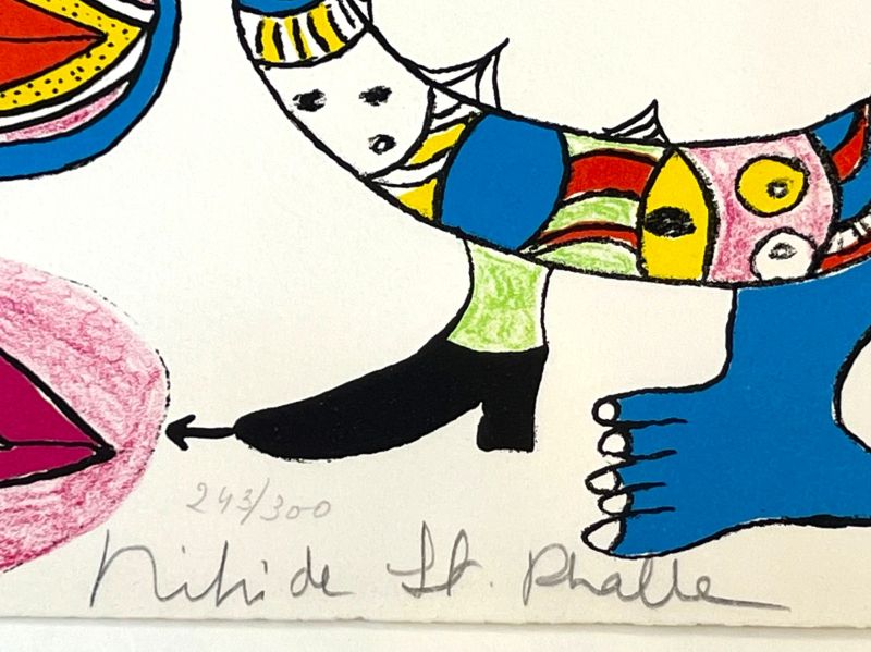 Rêve d'une jeune fille (Lithographie) - Niki DE SAINT PHALLE
