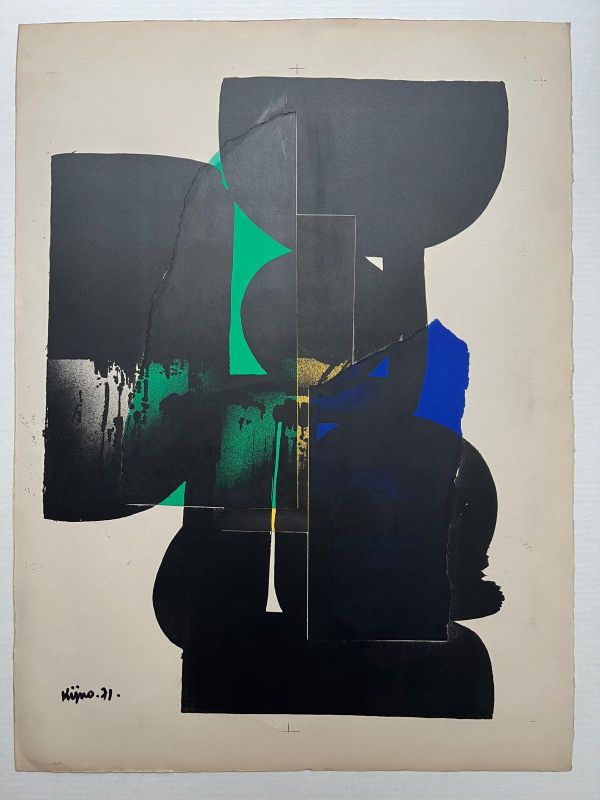 Composition (Lithographie) - LADISLAS KIJNO