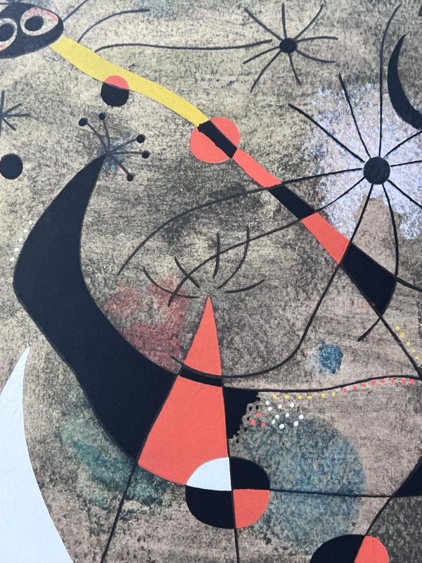 Personnage blessé (Constellations) (Plantilla) - Joan  MIRO