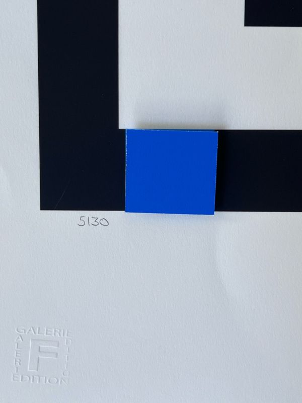 Composition géométrique (Sérigraphie) - Geneviève CLAISSE