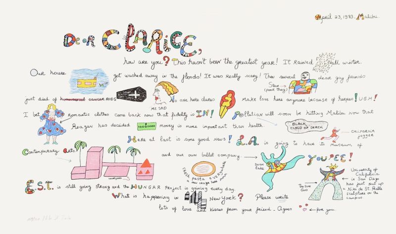 Dear Clarice (Sérigraphie) - Niki DE SAINT PHALLE