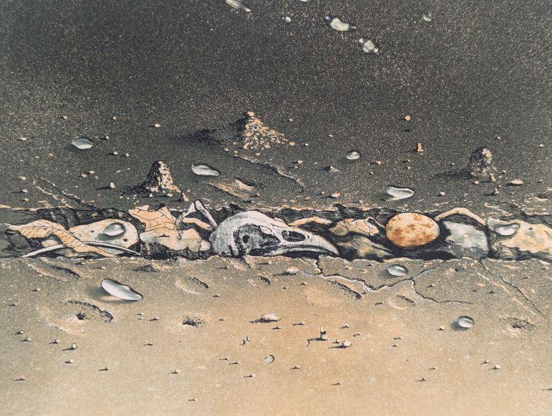 ASADA Hiroshi (1931-1997) // Force du temps (Aguatinta) -  Artistes Divers