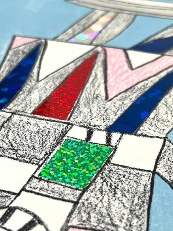 Le Pendu,  Carte Tarot n°12 (Lithographie) - Niki DE SAINT PHALLE