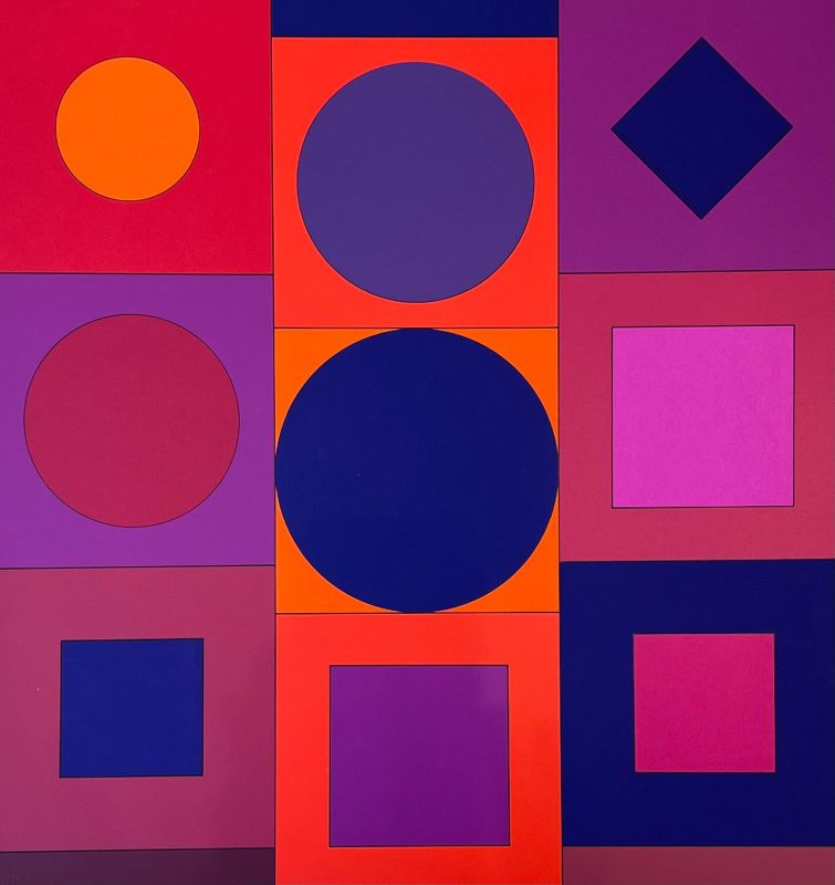 Granat (Silksreen) - Victor  VASARELY