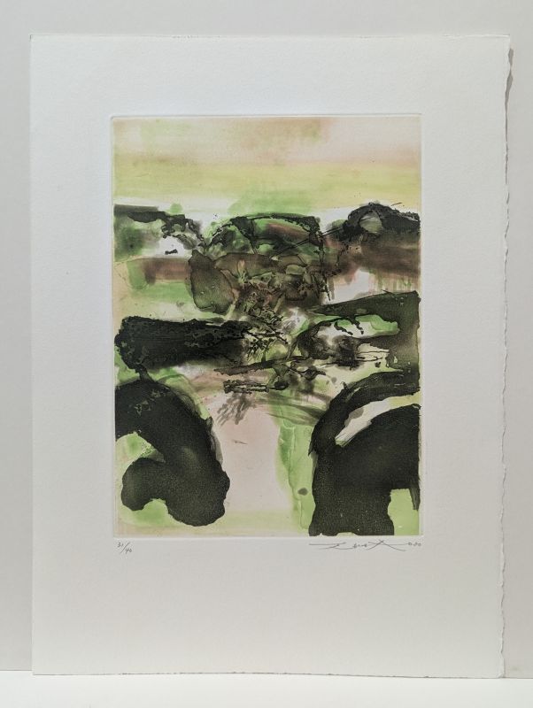 Beauregard (Frontispice) (Radierung und Aquatinta) - Wou-ki  ZAO