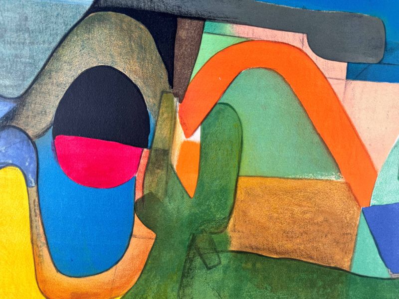 Der Flug (Farblithographie) - Maurice ESTEVE