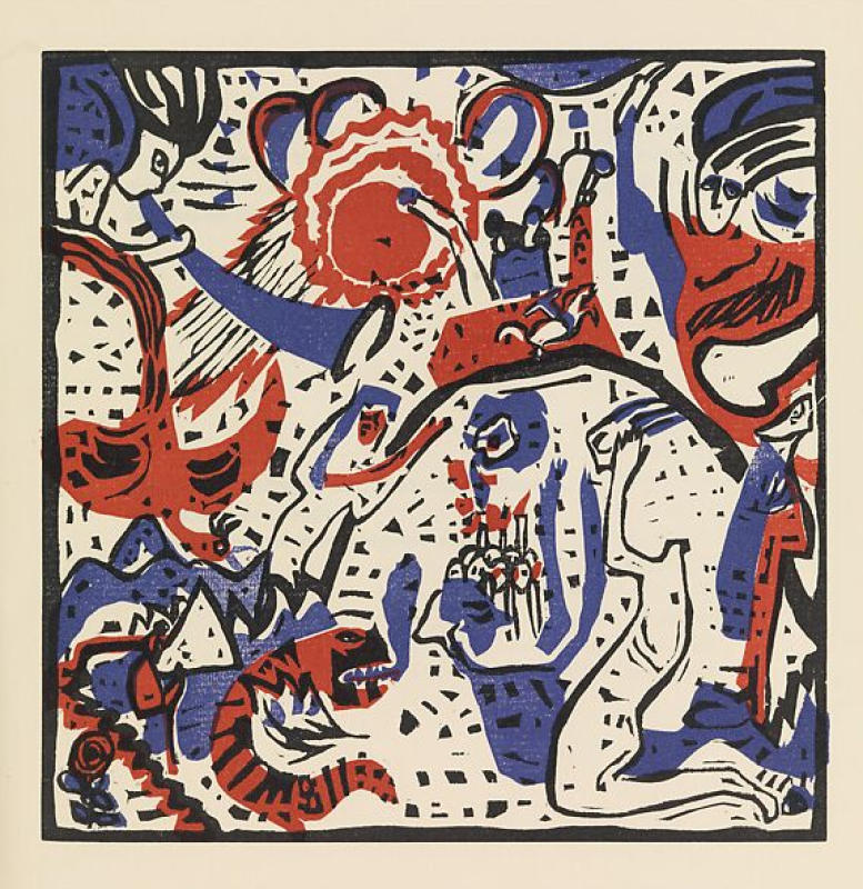 Vassily Kandinsky (1866-1944) //  Klänge (Bois gravé) — Artistes Divers