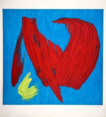 Composition abstraite II (Lithographie) -  Gérard  SCHNEIDER