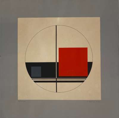 Composition géométrique (Sérigraphie) - Jean GORIN