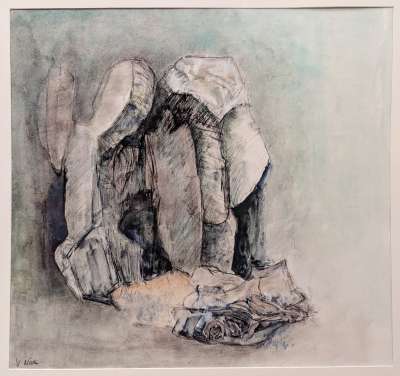 Conversation min&eacute;rale (Gouache (contemporary)) - Véronique NEROU