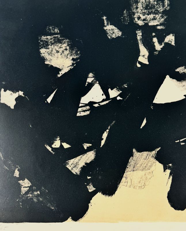 Lithografie Nr. 13 (Farblithographie) — Pierre SOULAGES — Detailansicht